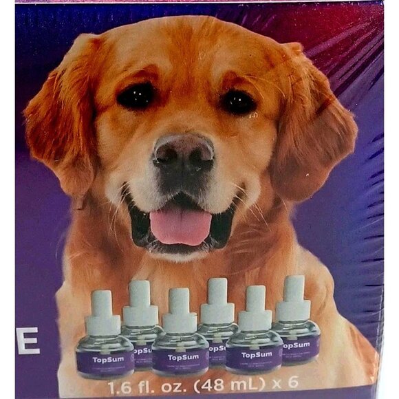 Dog Calming Diffuser Refills: 6 Pack Dog Pheromones Calming Diffuser Refills ... - Picture 1 of 8